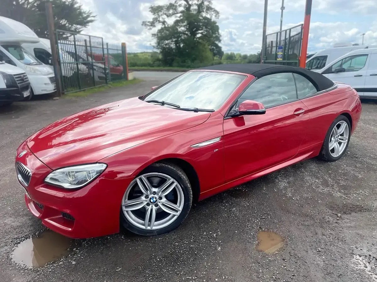 Used BMW 640 Cabriolet M Sport 313 HP (230 kW) 2015 Red Cabriolet