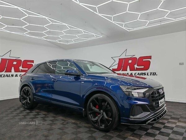 Blue Used 2019 Audi Q8 S-Line SUV | £31,950 (Fair price) - Image 1/4