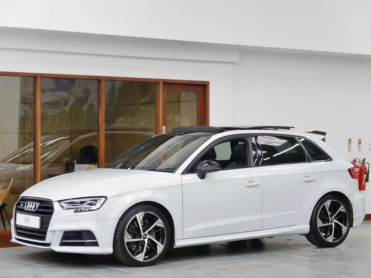 Used Audi S3 Sportback Black Edition 2019 White Hatchback
