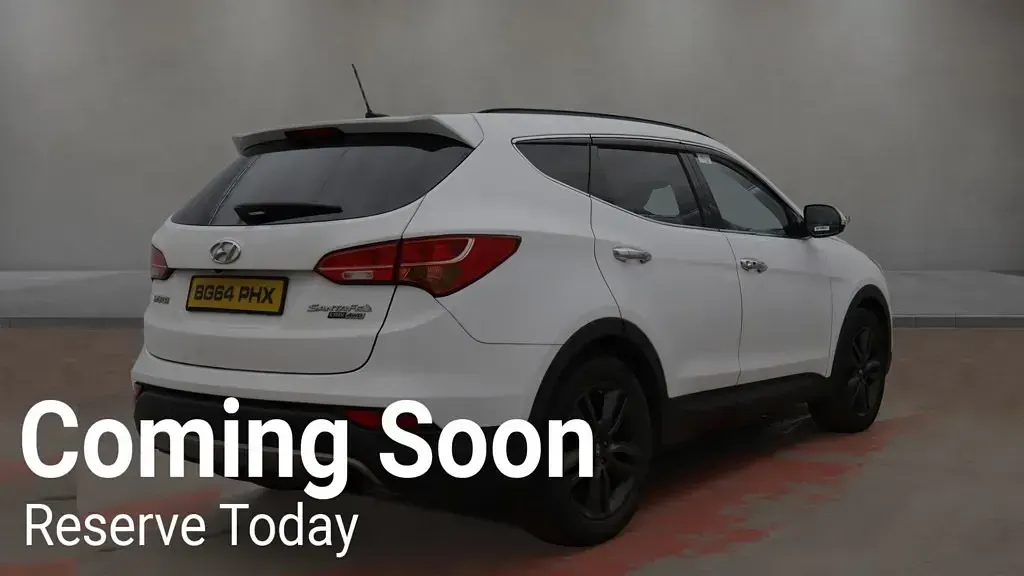 Used Hyundai Santa Fe Premium SE 197 HP (144 kW) 2014 White SUV
