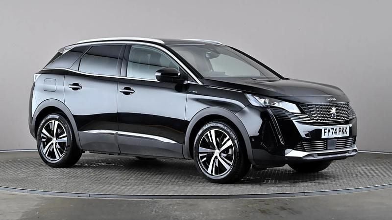Black Used 2024 Peugeot 3008 GT Hatchback | £18,998 (Good price) - Image 1/3