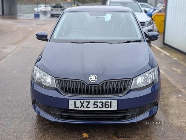 Used Skoda Fabia 60 HP (44 kW) 2018 Blue Hatchback