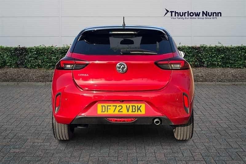 Used Vauxhall Corsa Ultimate 100 HP (73 kW) 2023 Crimson red metallic Hatchback