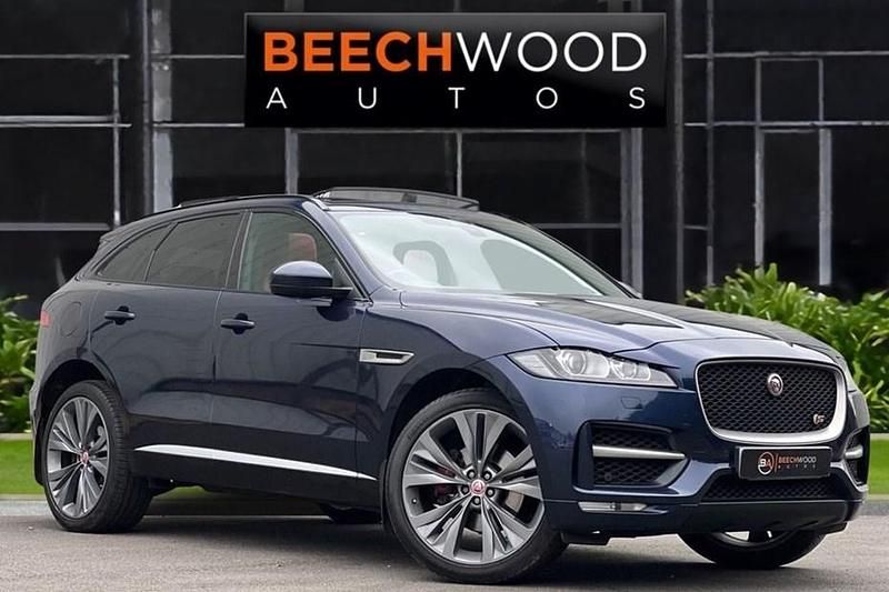 Used Jaguar F-Pace S 300 HP (220 kW) 2017 Blue SUV
