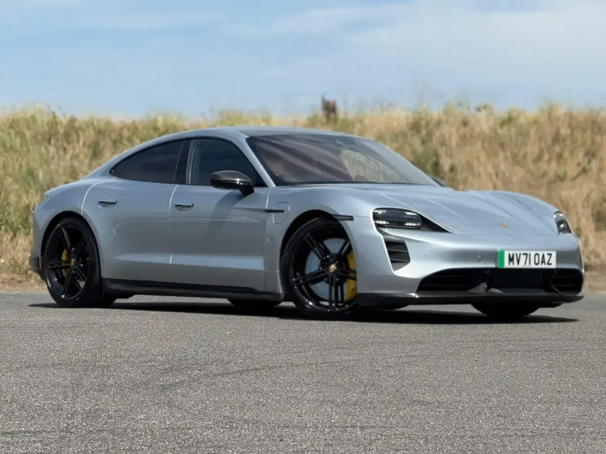 Used Porsche Taycan Performance Package 559 kW (761 HP) 2021 Silver Sedan