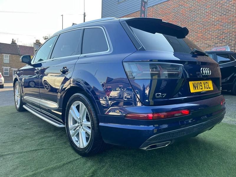 Used Audi Q7 S-Line 286 HP (210 kW) 2019 Blue SUV