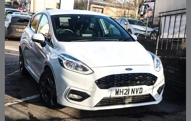 White Used 2021 Ford Fiesta ST-Line Hatchback | £10,523 (Good price) - Image 1/4