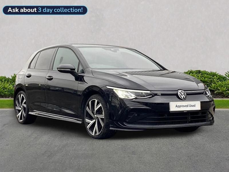Used VW Golf VIII R-line 150 HP (110 kW) 2022 Black Hatchback