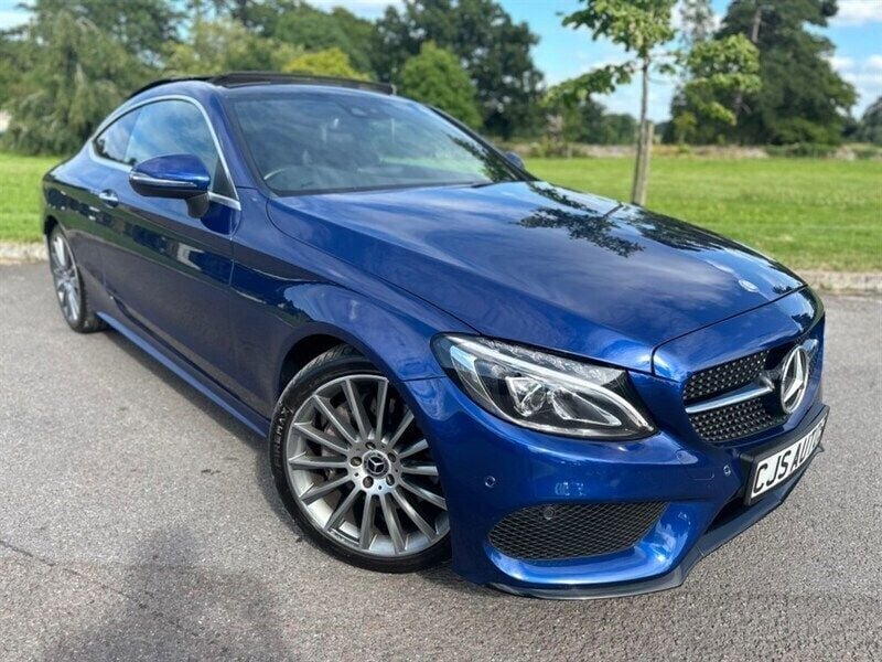 Blue Used 2016 Mercedes 250 AMG Line Premium Plus Coupe | £16,993 (Fair price) - Image 1/2