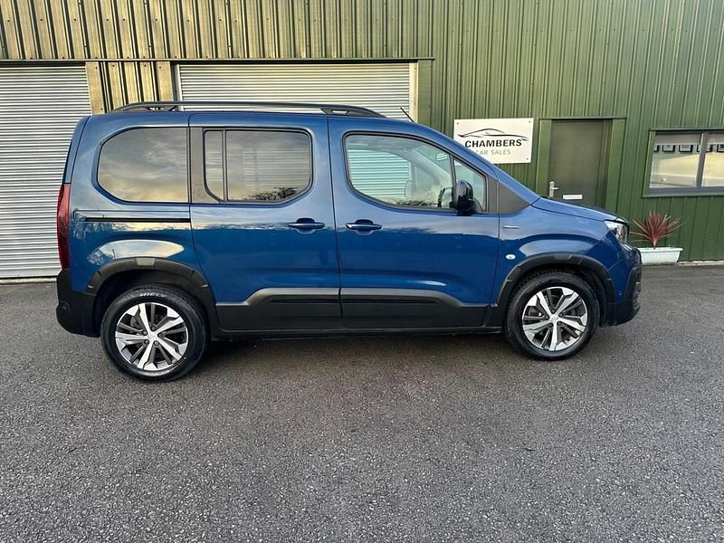 Used Peugeot Rifter GT-line 130 HP (95 kW) 2019 Blue MPV