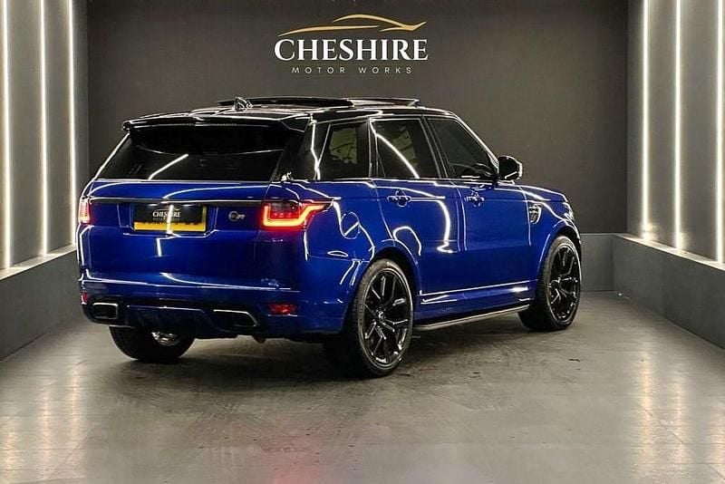 Used Land Rover Range Rover Sport SVR 575 HP (422 kW) 2018 Blue SUV
