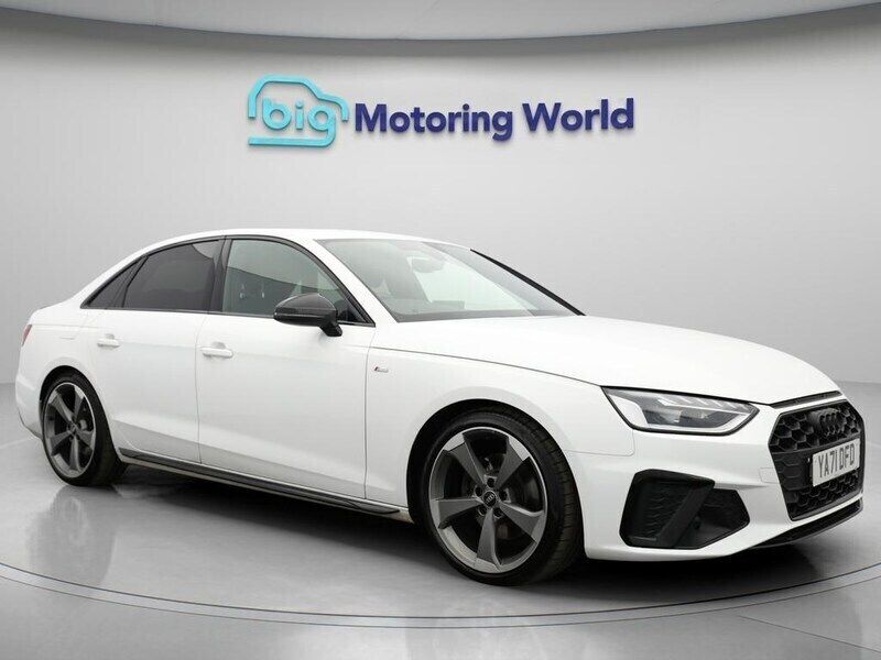 White Used 2022 Audi A4 Black Edition Sedan | £21,500 (Expensive) - Image 1/4