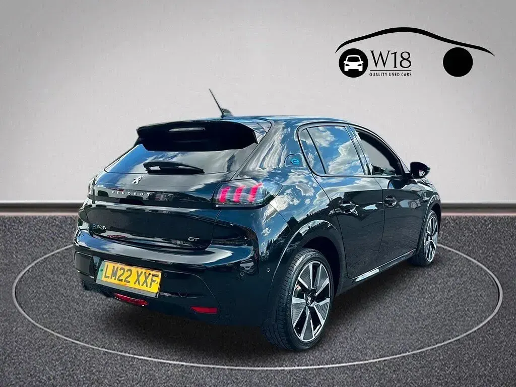 Used Peugeot e-208 Premium 100 kW (136 HP) 2022 Black Hatchback