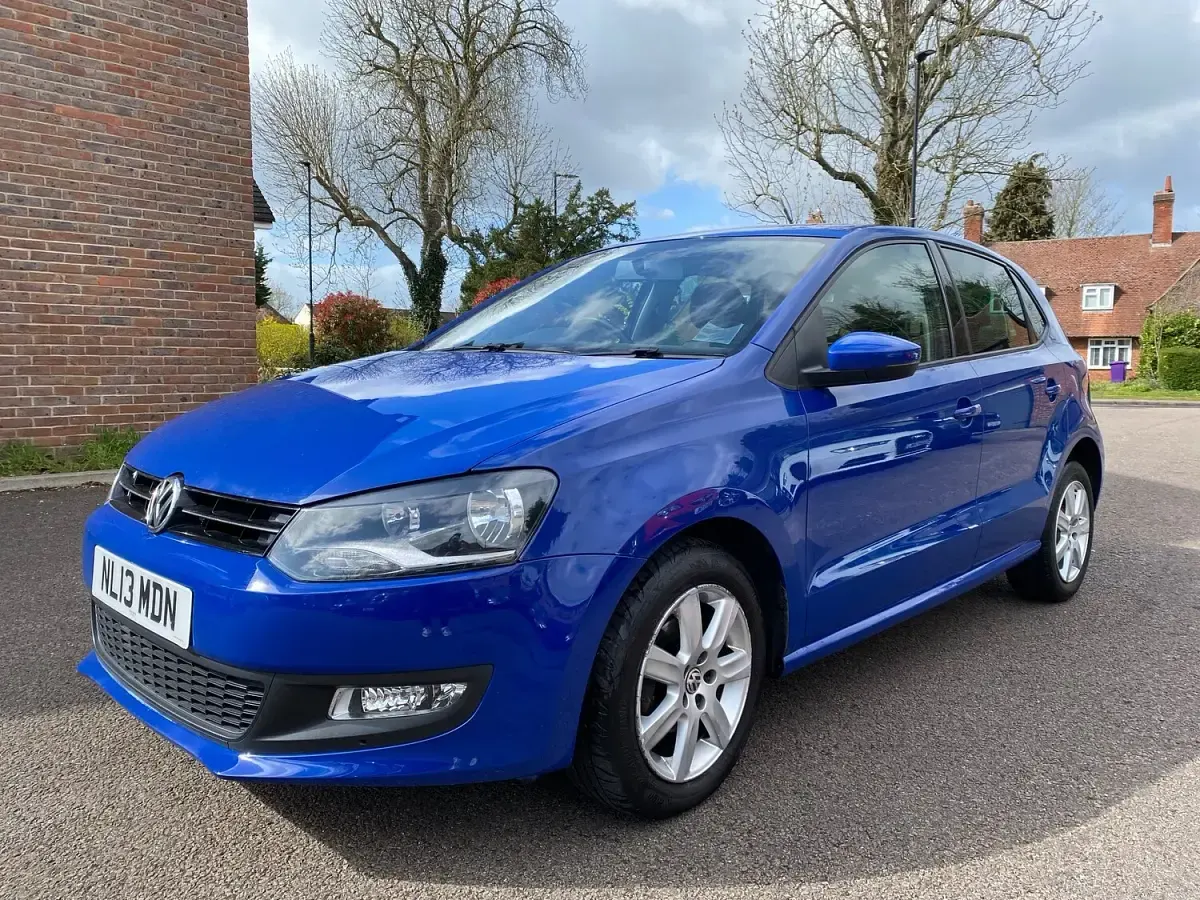 Used VW Polo Match 60 HP (44 kW) 2013 Blue Hatchback