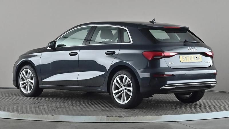 Begagnad Audi A3 Sport 150 HK (110 kW) 2020 Grå Sedan