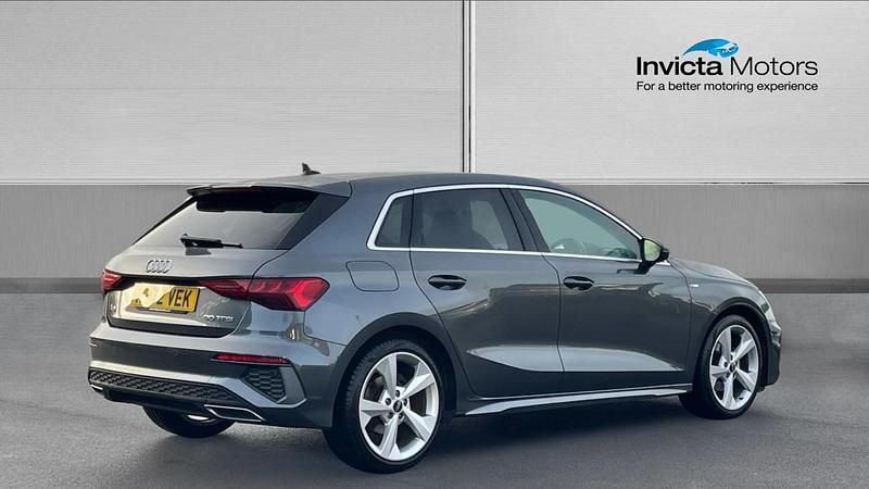 Used Audi A3 S-Line 110 HP (80 kW) 2022 Grey Hatchback