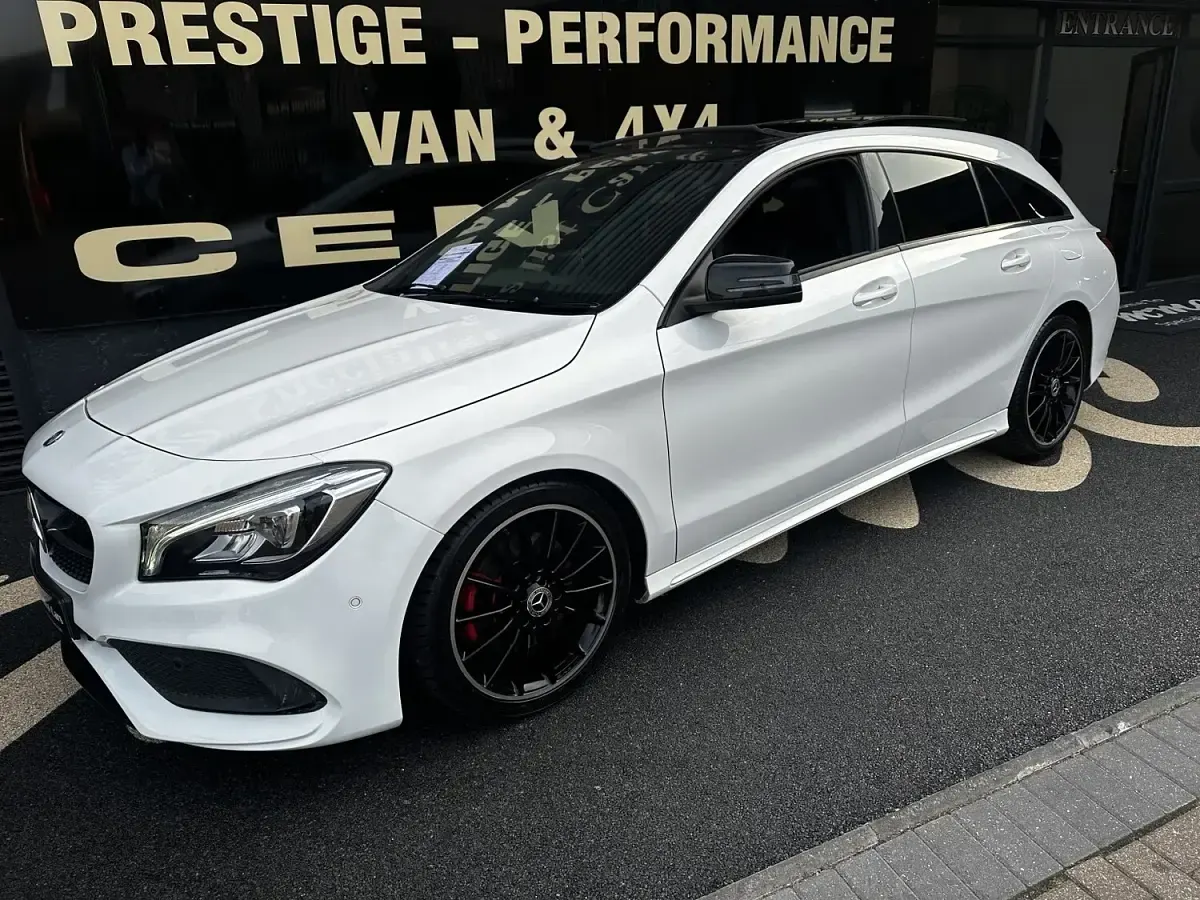 Used Mercedes CLA220 AMG line 2019 White Sedan