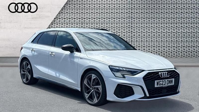 White Used 2023 Audi A3 Comfort Hatchback | £29,187 (Expensive) - Image 1/4