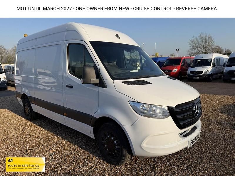 Used Mercedes Sprinter 163 HP (119 kW) 2019 White Van