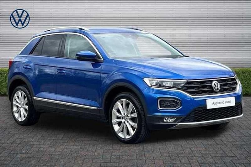 Used VW T-Roc SEL 150 HP (110 kW) 2018 Blue SUV