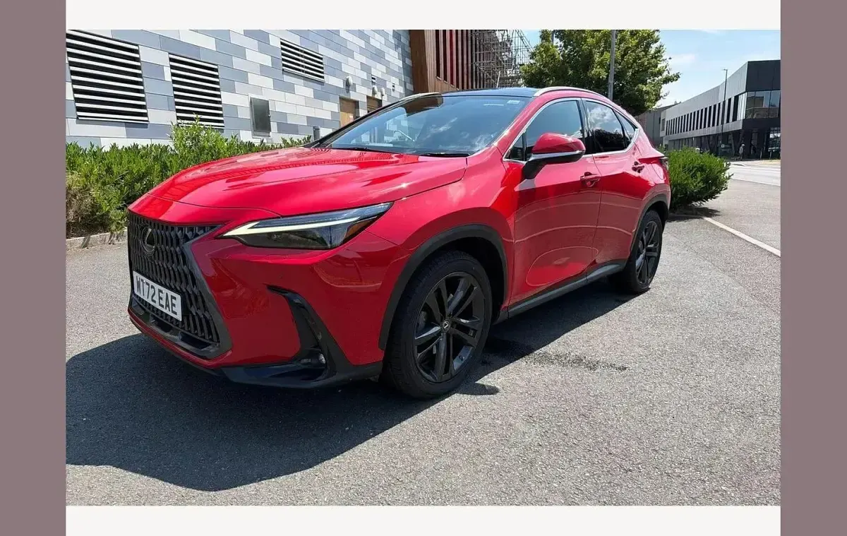 Used Lexus NX350h 245 HP (180 kW) 2022 Red SUV