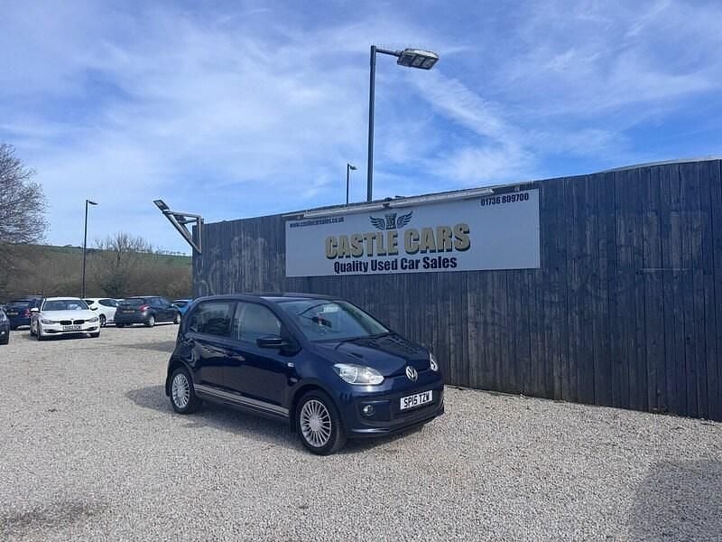 Used VW up! high up! 75 HP (55 kW) 2015 Blue Hatchback