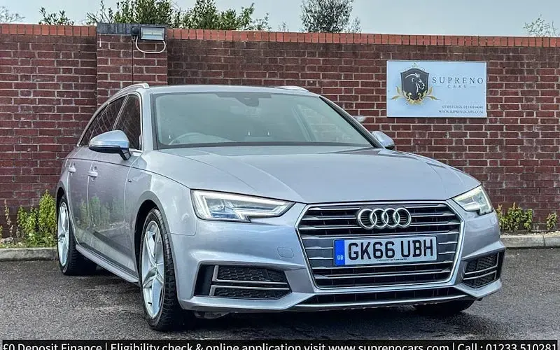 Usado Audi A4 S-Line 150 CV (110 kW) 2016 Plateado Familiar