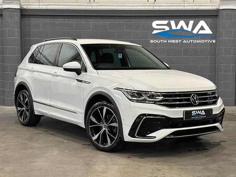 White Used 2021 VW Tiguan R-line SUV | £22,499 (Fair price) - Image 1/4