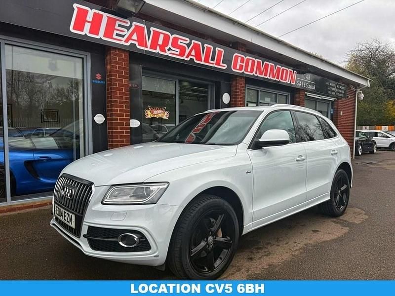 White Used 2014 Audi Q5 S-Line SUV | £10,500 (Good price) - Image 1/4