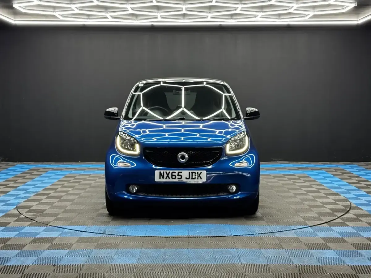 Used Smart ForTwo Coupé Premium 90 HP (66 kW) 2015 Blue Coupe