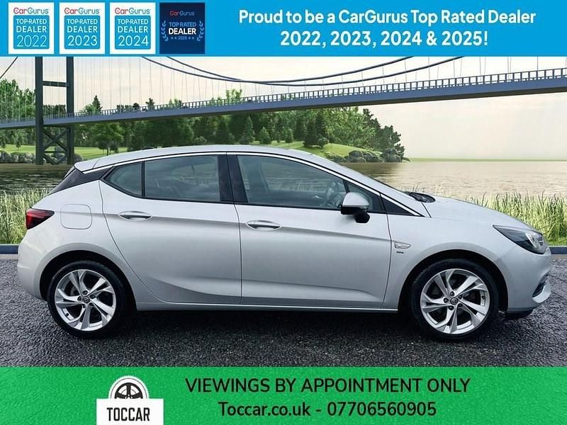 Used Vauxhall Astra SRi 145 HP (106 kW) 2020 Silver Hatchback
