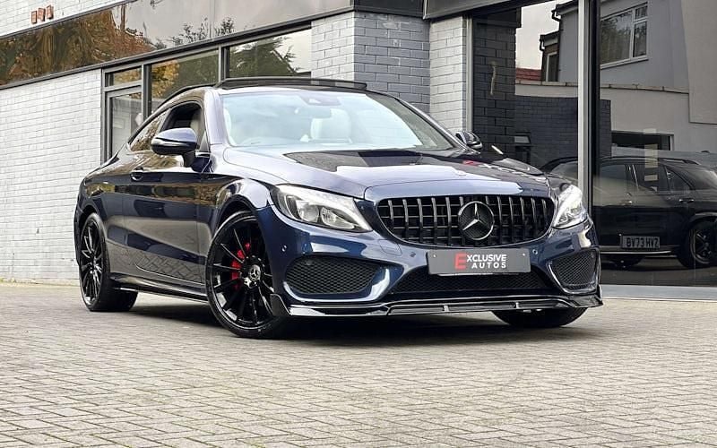 Blue Used 2018 Mercedes C220 AMG Line Premium Plus Coupe | £19,950 (Expensive) - Image 1/4