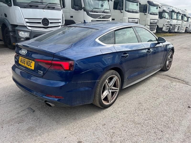 Used Audi A5 S-Line 2018 Blue Coupe
