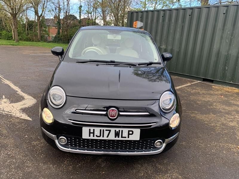 Used Fiat 500 Lounge 69 HP (50 kW) 2017 Black Hatchback
