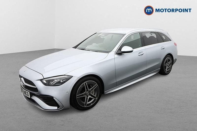Used Mercedes C220 AMG line 2022 Silver Estate