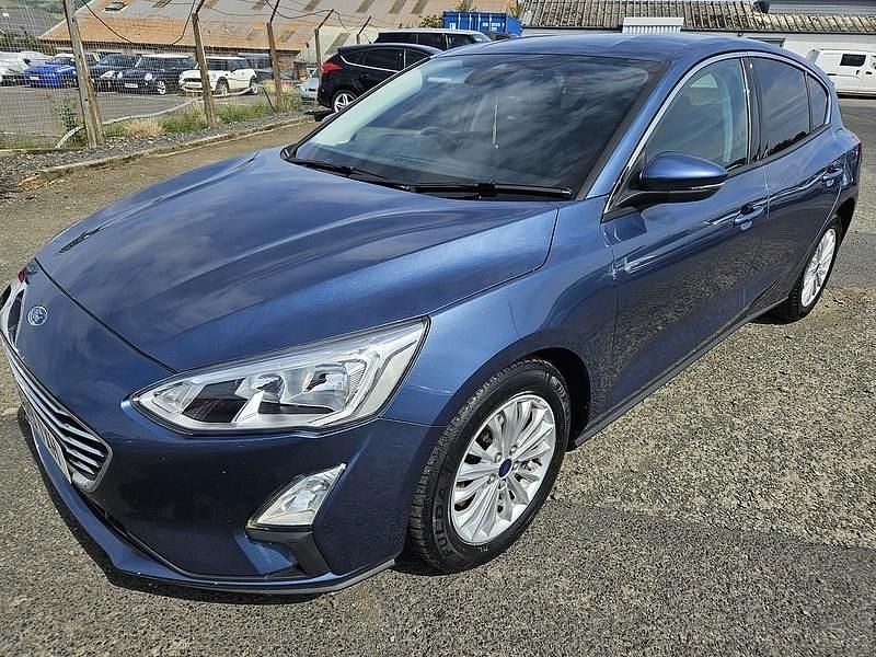 Blue Used 2019 Ford Focus Titanium Hatchback | £7,495 (Fair price) - Image 1/4