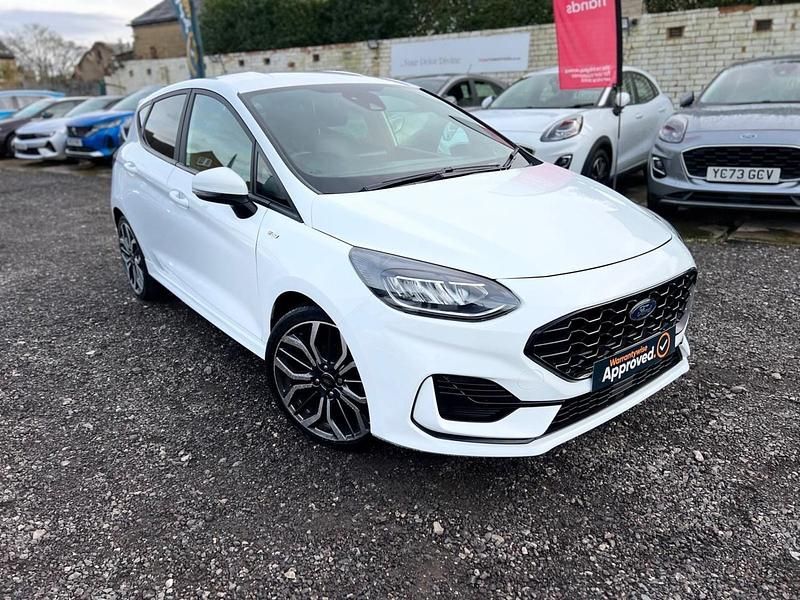 White Used 2023 Ford Fiesta ST-Line X Hatchback | £10,499 (Good price) - Image 1/4