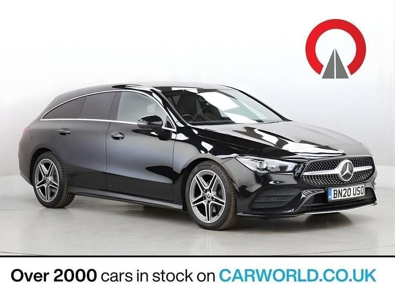 Black Used 2020 Mercedes CLA180 Shooting Brake AMG line Estate | £15,400 (Fair price) - Image 1/3