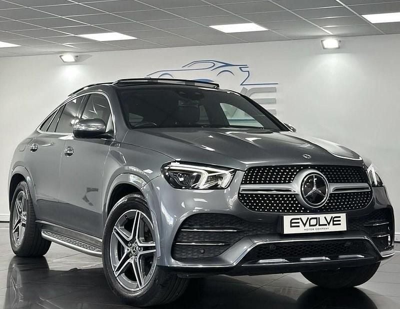 Grey Used 2022 Mercedes GLE350 AMG line Coupe | £46,995 (A bit pricey) - Image 1/4