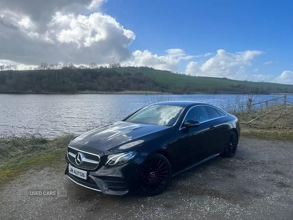 Used Mercedes E220 AMG line 194 HP (142 kW) 2019 Black Coupe