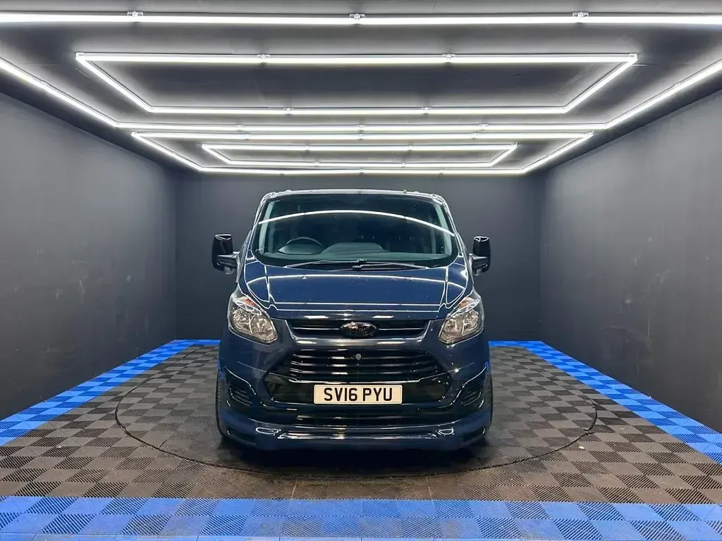 Used Ford Transit Custom Trend 130 HP (95 kW) 2017 Blue Van