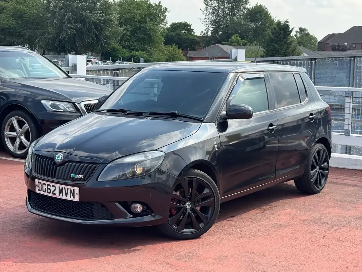 Used Skoda Fabia vRS 180 HP (132 kW) 2012 Black Hatchback