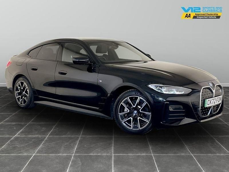 Black Used 2022 BMW i4 M Sport Sedan | £25,495 (Good price) - Image 1/2