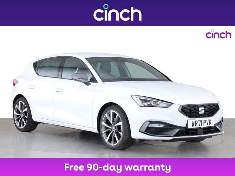 White Used 2022 Seat Leon FR Sport Hatchback | £16,599 (Fair price) - Image 1/3