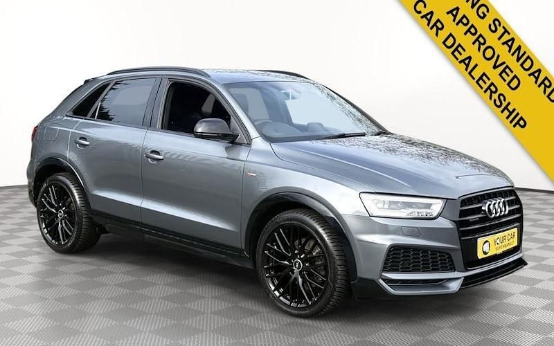 Used Audi Q3 Black Edition 150 HP (110 kW) 2017 Grey SUV