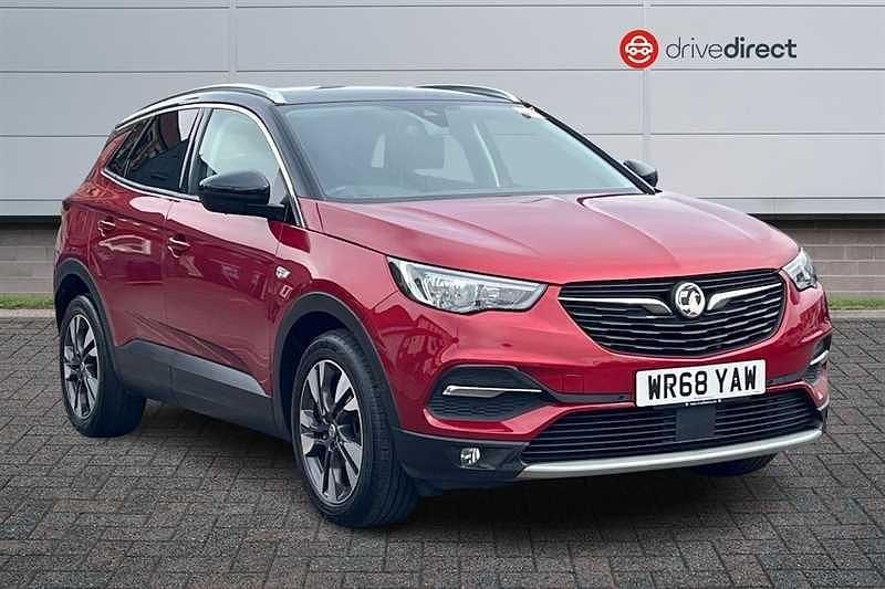 Used Vauxhall Grandland X Sport 2018 Red SUV