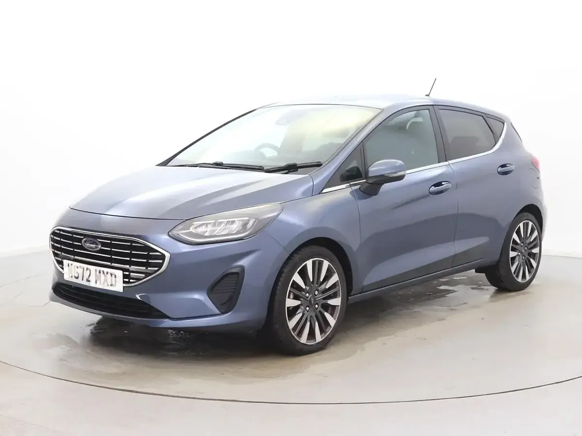 Used Ford Fiesta Titanium X 125 HP (91 kW) 2022 Blue Hatchback