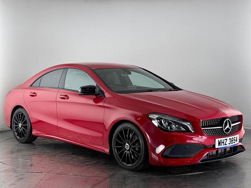 Used Mercedes CLA220 AMG line 170 HP (125 kW) 2018 Red Sedan