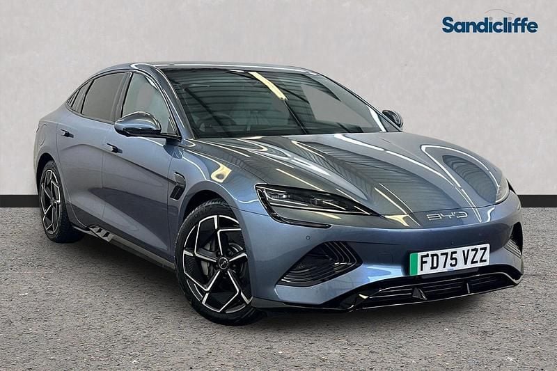 Metallic atlantis grey New 2025 BYD Seal Design Sedan | £33,495 (Super price) - Image 1/4