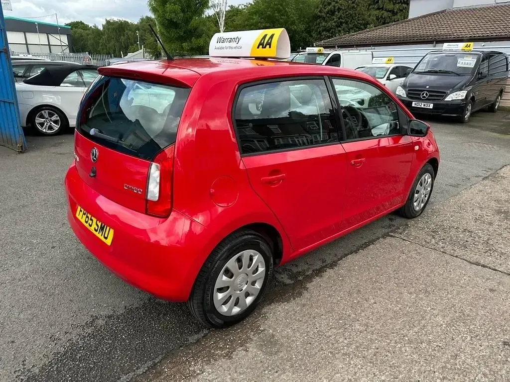 Gebraucht Skoda Citigo SE 60 PS (44 kW) 2015 Rot Kleinwagen
